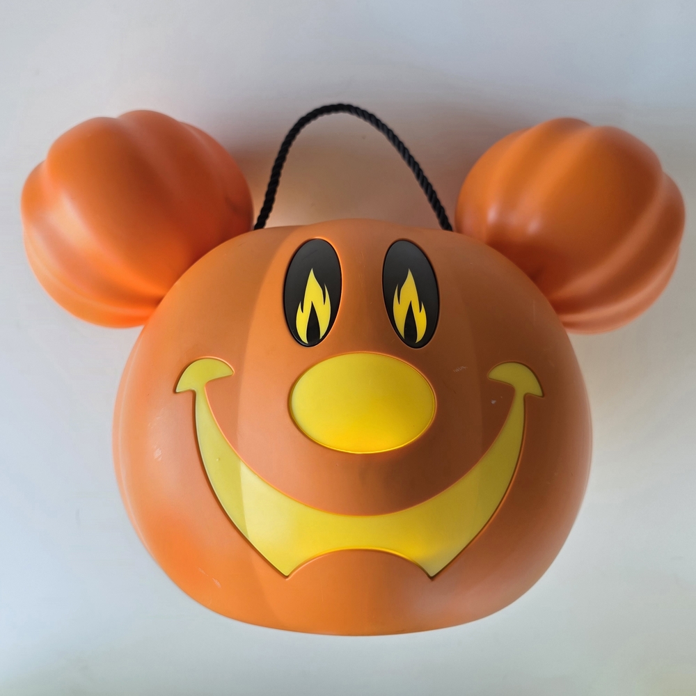 Mickey Trick or Treat Light Up Pumpkin Bucket 🎃